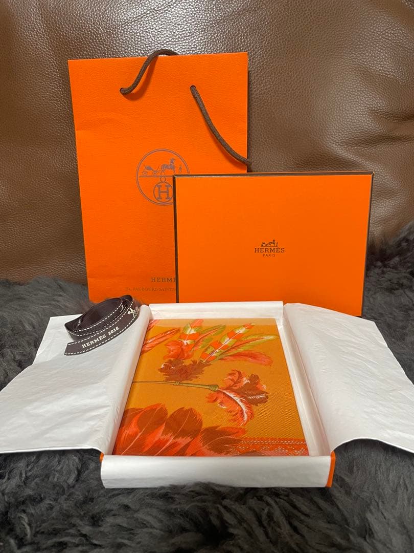 エルメス ノート シルク表紙 新品未使用