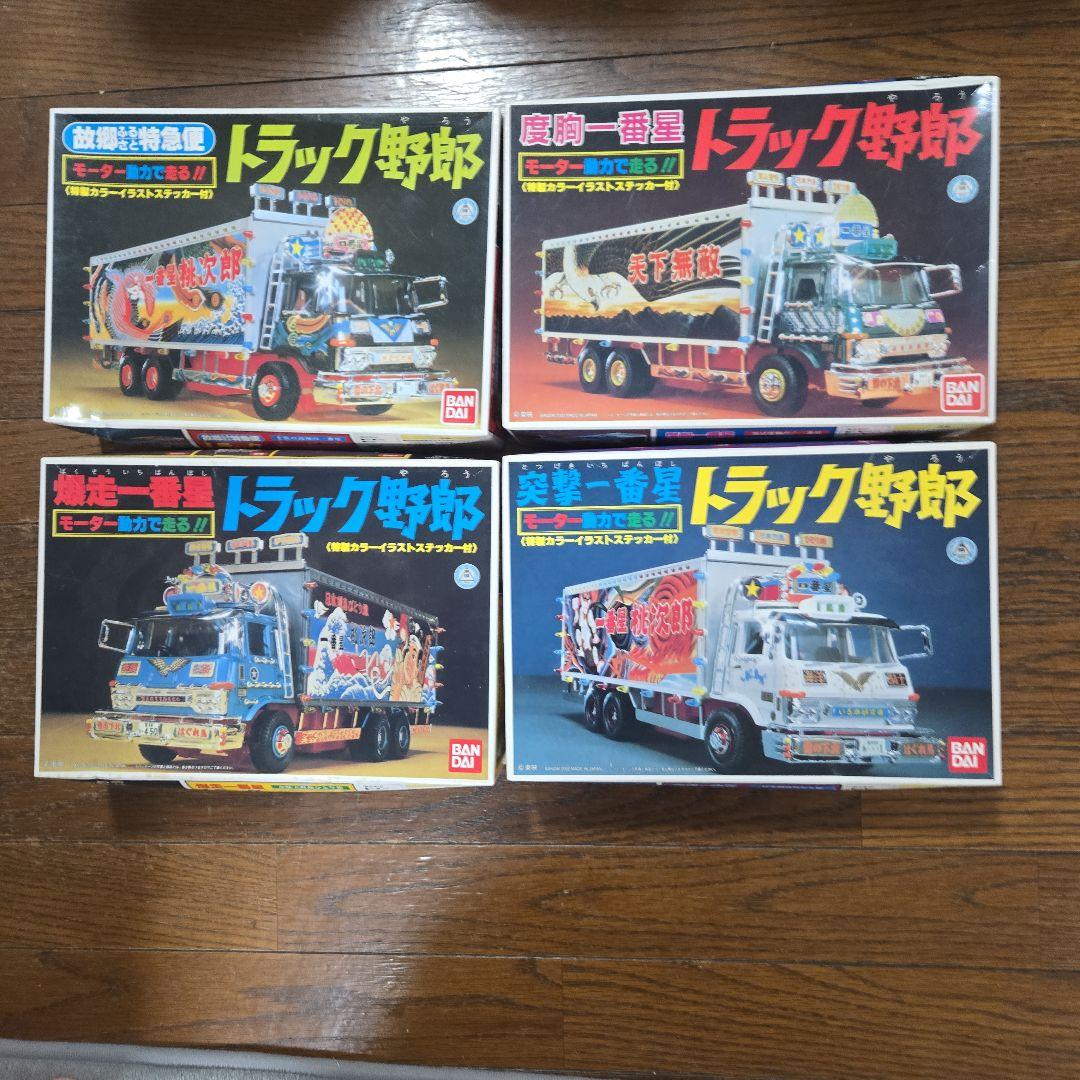 バンダイ トラック野郎 プラモデル 4点セット バンダイトラック野郎プラモデル1/48 - メルカリ