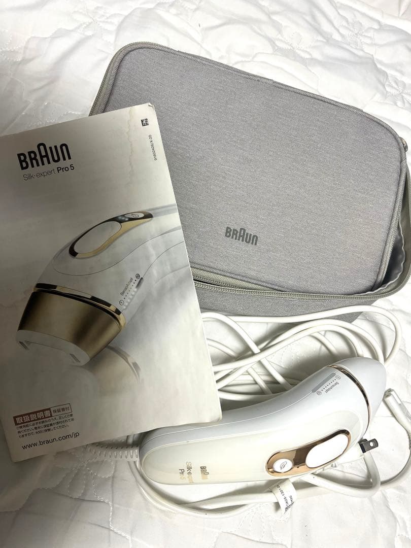 【ネコ】値下げ　BRAUN silk expert Pro5 脱毛器 BRAUN（ブラウン） 脱毛器 メンズ vio対応 女性 pro5 PL-5267 顔 全身