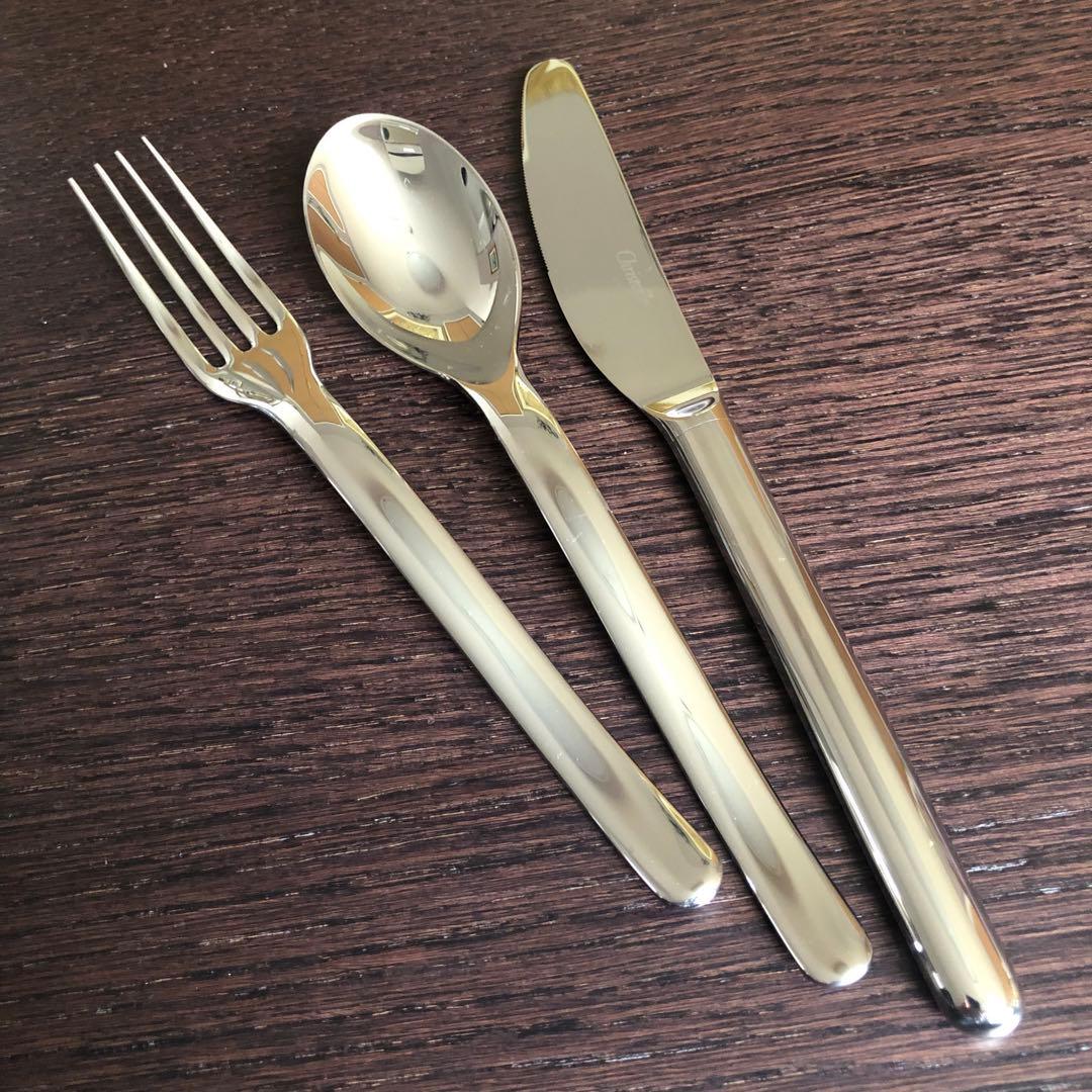 Christofle Acier クリストフル テーブルカトラリー3本セット