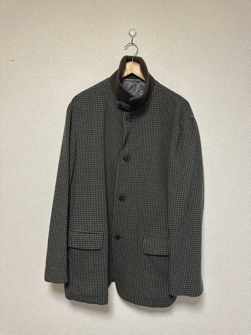 美品　激レア【Y's for men コート】千鳥格子柄ハウンド‐トゥース