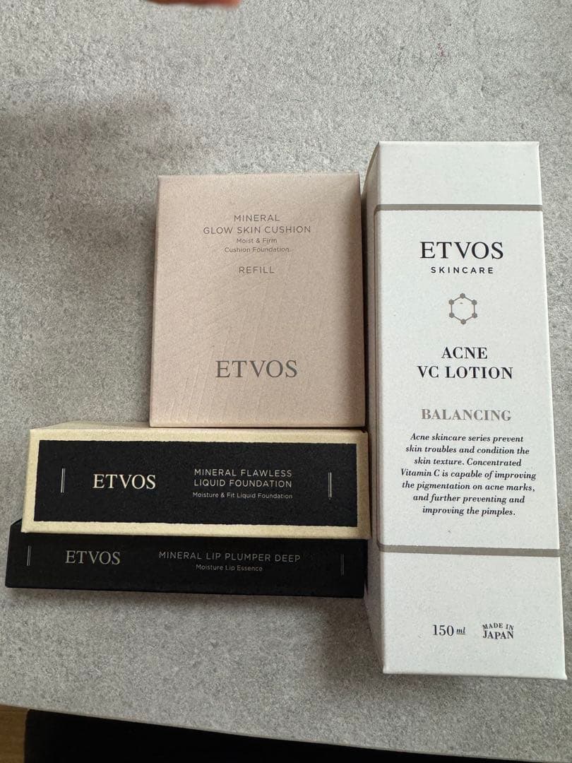 ETVOS LOTION 150ml ファンデーション　リッププランパー
