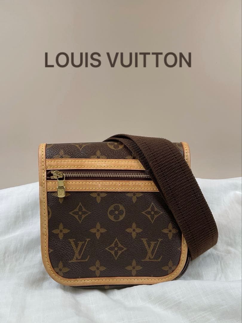 【美品】LOUIS VUITTON ボスフォール バムバッグ ウエストバッグ LOUIS VUITTON ルイヴィトン バムバッグ・ボスフォール モノグラム