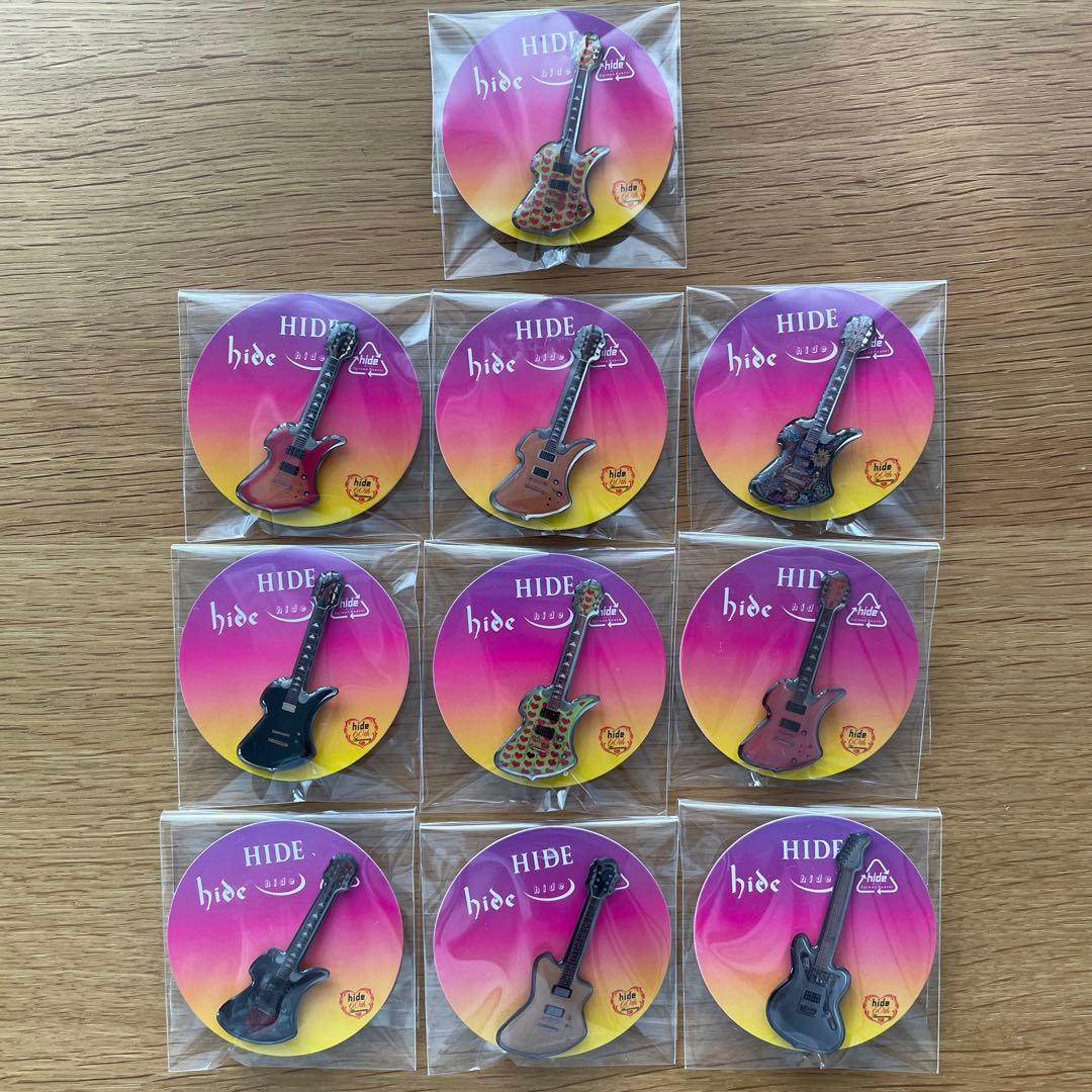 hide Guitar Collection 全10種 ピンズカプセル ガチャ - メルカリ