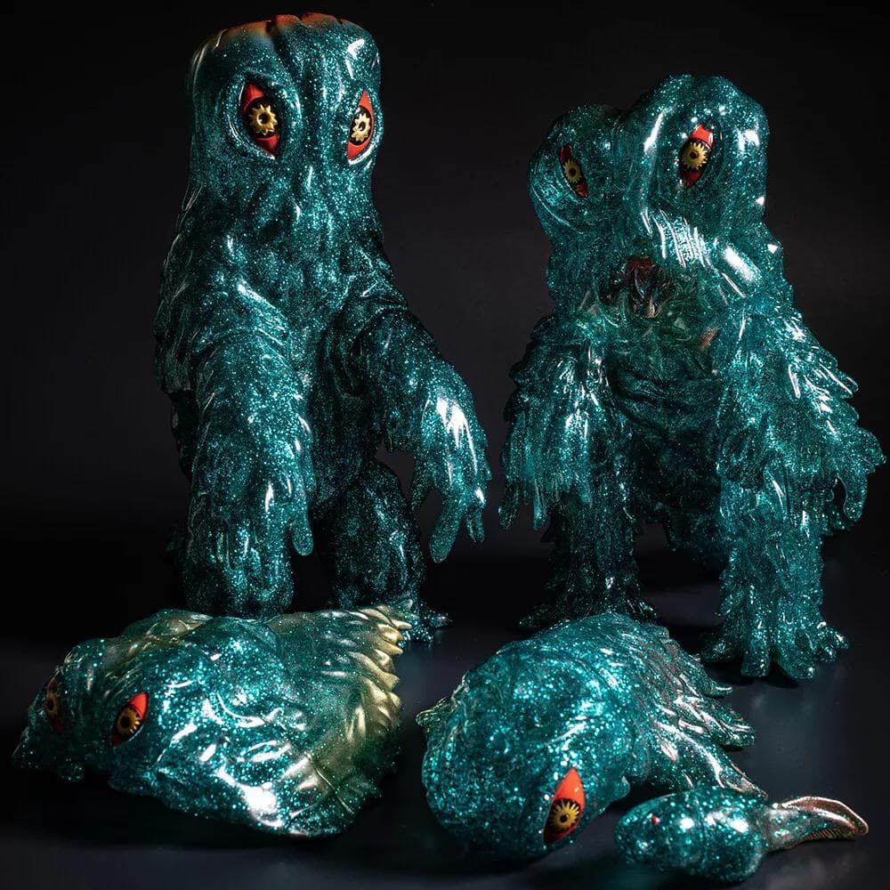 ２０２１年　ゴジラストア限定　クリスマス　ヘドラ　5体セット 公式オンラインストアゴジラ・ストア限定 マルサンヘドラ クリスマス