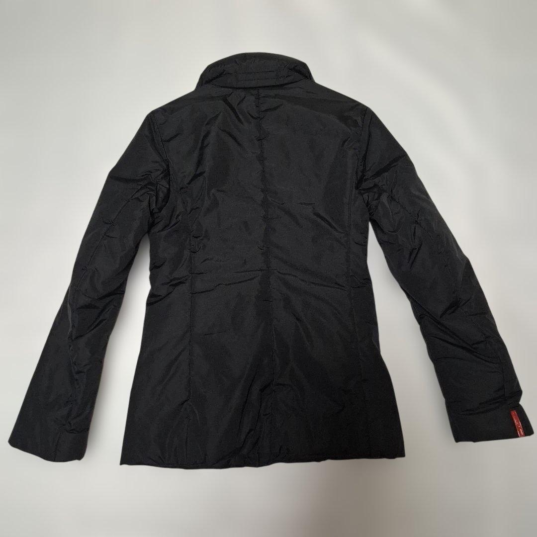 PRADA SPORT】ブラック ナイロン(中綿)ジャケット レディースS