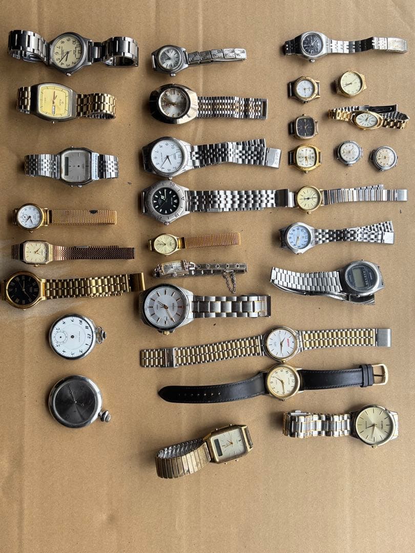 D*7様 SEIKO、カシオなど腕時計まとめ30個ジャンク Yahoo!オークション -「ジャンク腕時計まとめて」の落札相場・落札価格