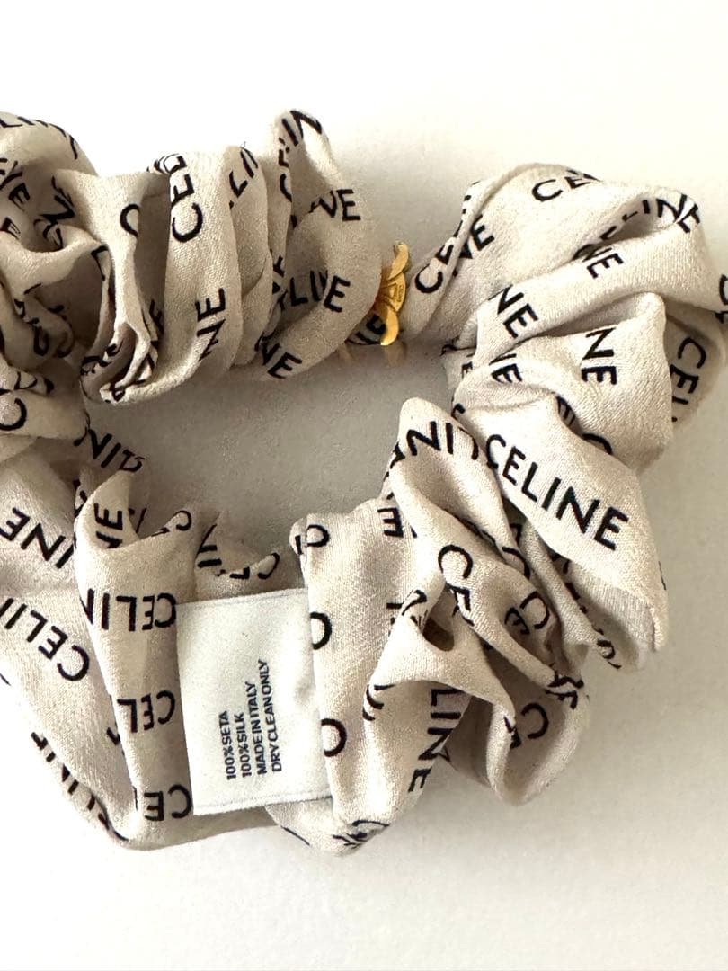 《美品》CELINE レイユール シュシュ ヘアアクセサリー