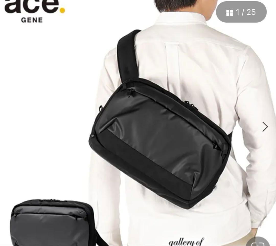 ace.GENE 斜めがけ 10L A4 ラグレンティスクロス 68796
