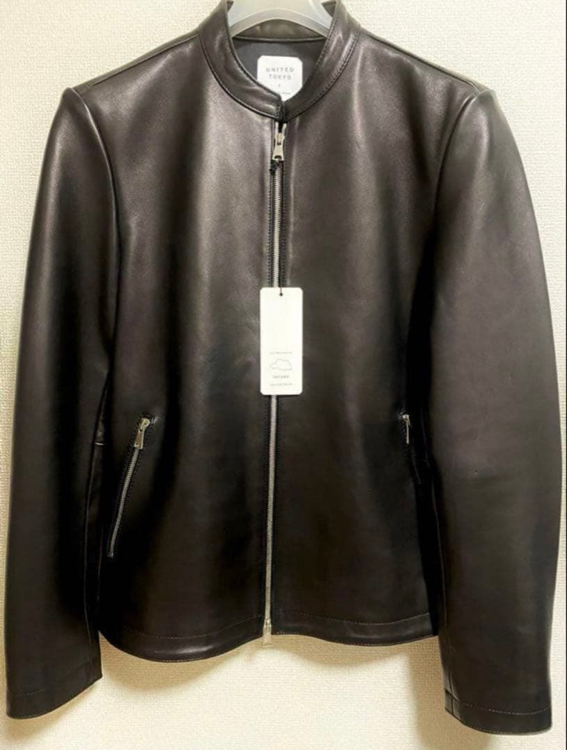 Inpelsa レザーシングルライダース L 1195 STREAM LINER レザーシングルライダースジャケット ブラック