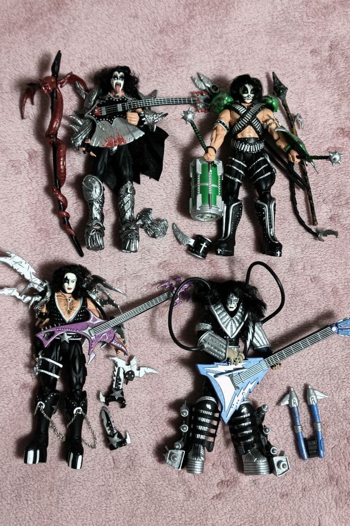 マクファーレントイズ　KISS　ウルトラアクションフィギュア4体セット