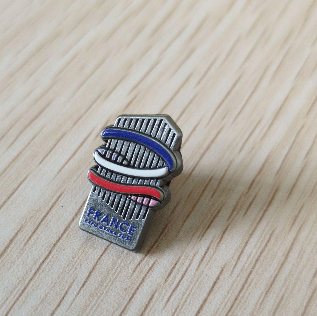 フランス館 ピンバッジ 大阪万博 非売品 レア - メルカリ