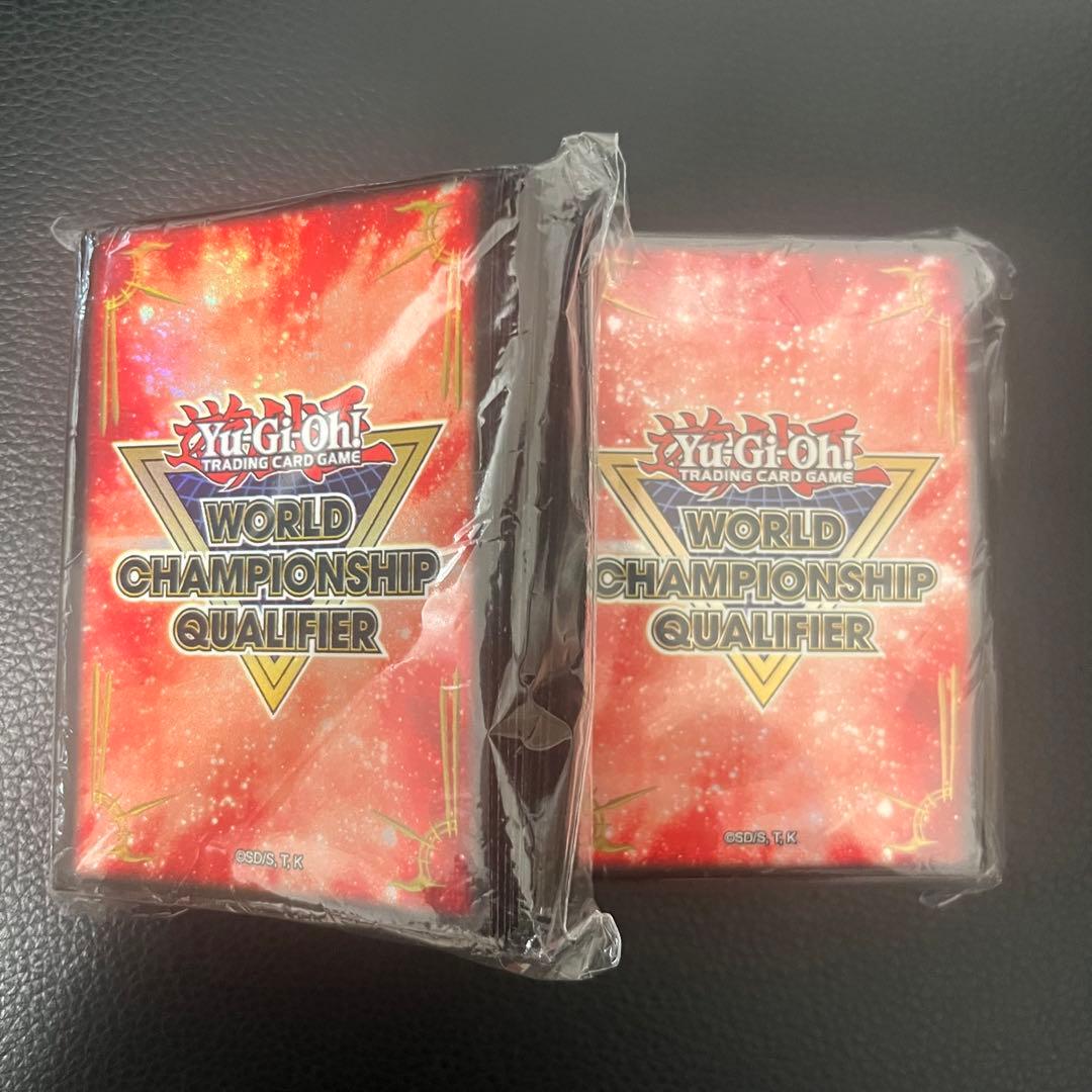 WCQ 2025 赤　スリーブ 100枚入り 2セット 未開封