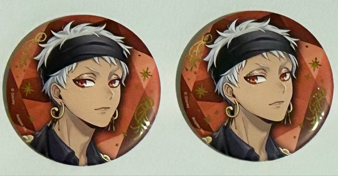 ツイステ カリム 缶バッジ 2点 銀座 ブレイジングジュエル - メルカリ