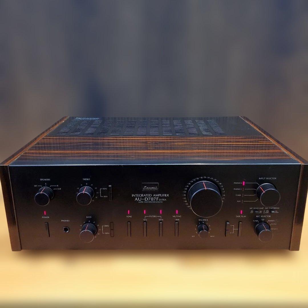 SANSUI AU-D707F EXTRA プリメインアンプ ジャンク扱い Yahoo!オークション -「au-d707f」の落札相場・落札価格