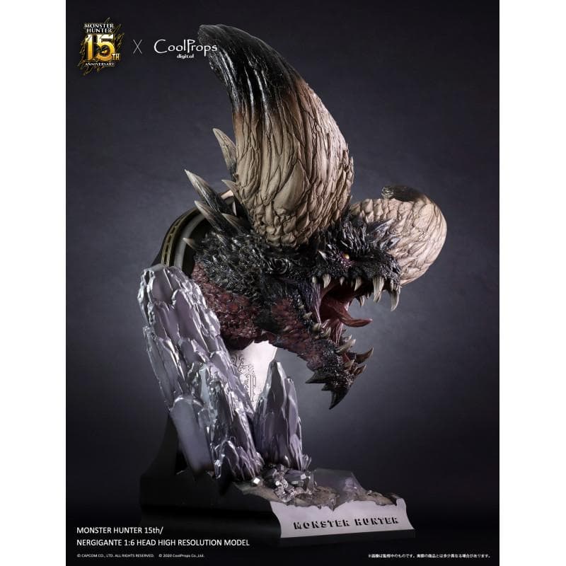 新品】フィギュア モンスターハンター ネルギガンテ 1/6 ヘッドモデル