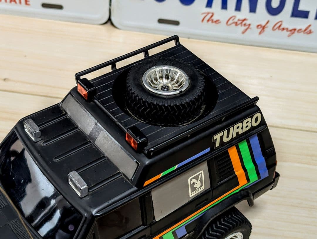 昭和レトロ】当時もの ラジコン ニッサン サファリ 1/16 - メルカリ