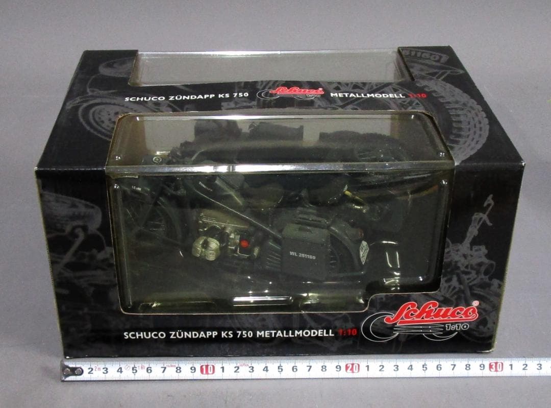 ドイツ軍［ツュンダップ 軍用サイドカー KS 750］メタルモデル 1:10