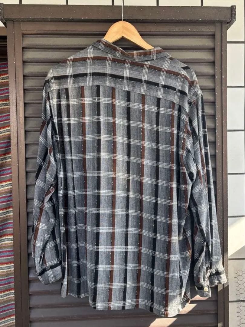 60s \"Granella\" rayon ombré o/c shirt