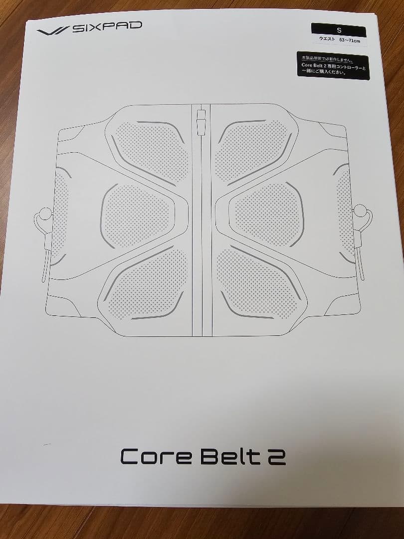 試着のみ新品！SIXPADコアベルト2 Sサイズ63~71cmコントローラー付き