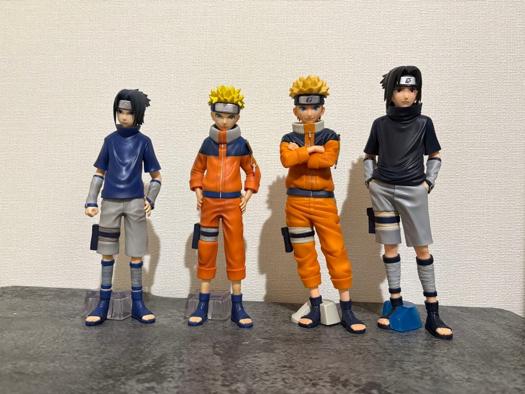NARUTO フィギュア 4体セット 箱なし - メルカリ