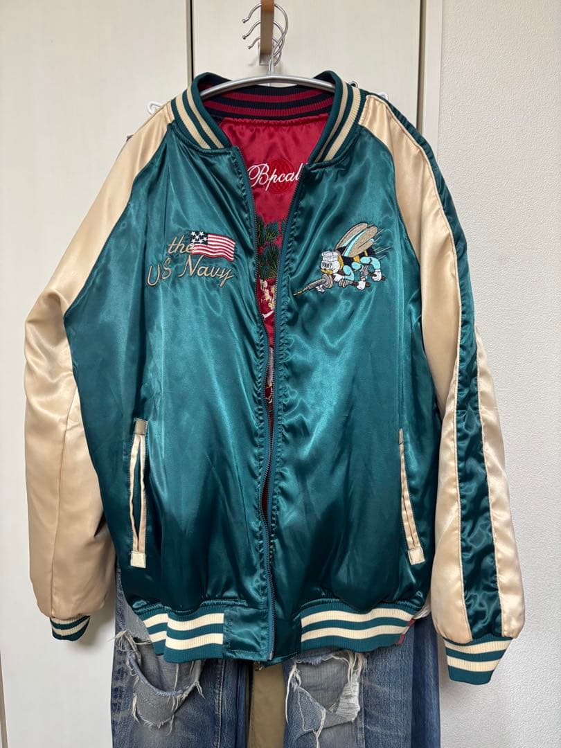 【横須賀】［極美品］US NAVY スカジャン ヨコスカ