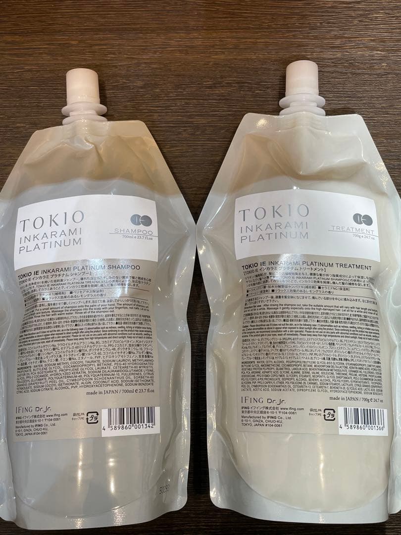 【新品未使用】TOKIO プラチナム シャンプー＆トリートメント 詰め替えセット