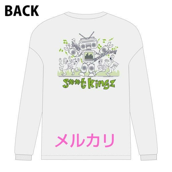 s**t kingz わくわくカートゥーンビッグシルエット　ロングTシャツ　新品 竈門炭治郎 ビッグシルエットロングスリーブTシャツ [アニメ「鬼滅の刃