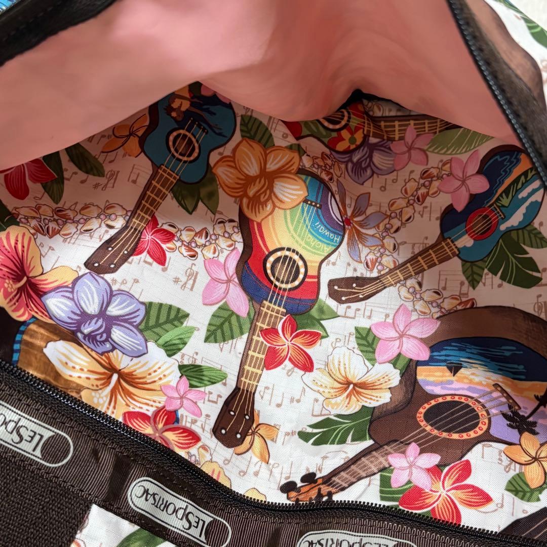 ハワイ限定 レスポートサック ボストンバッグ ウクレレ柄 - メルカリ