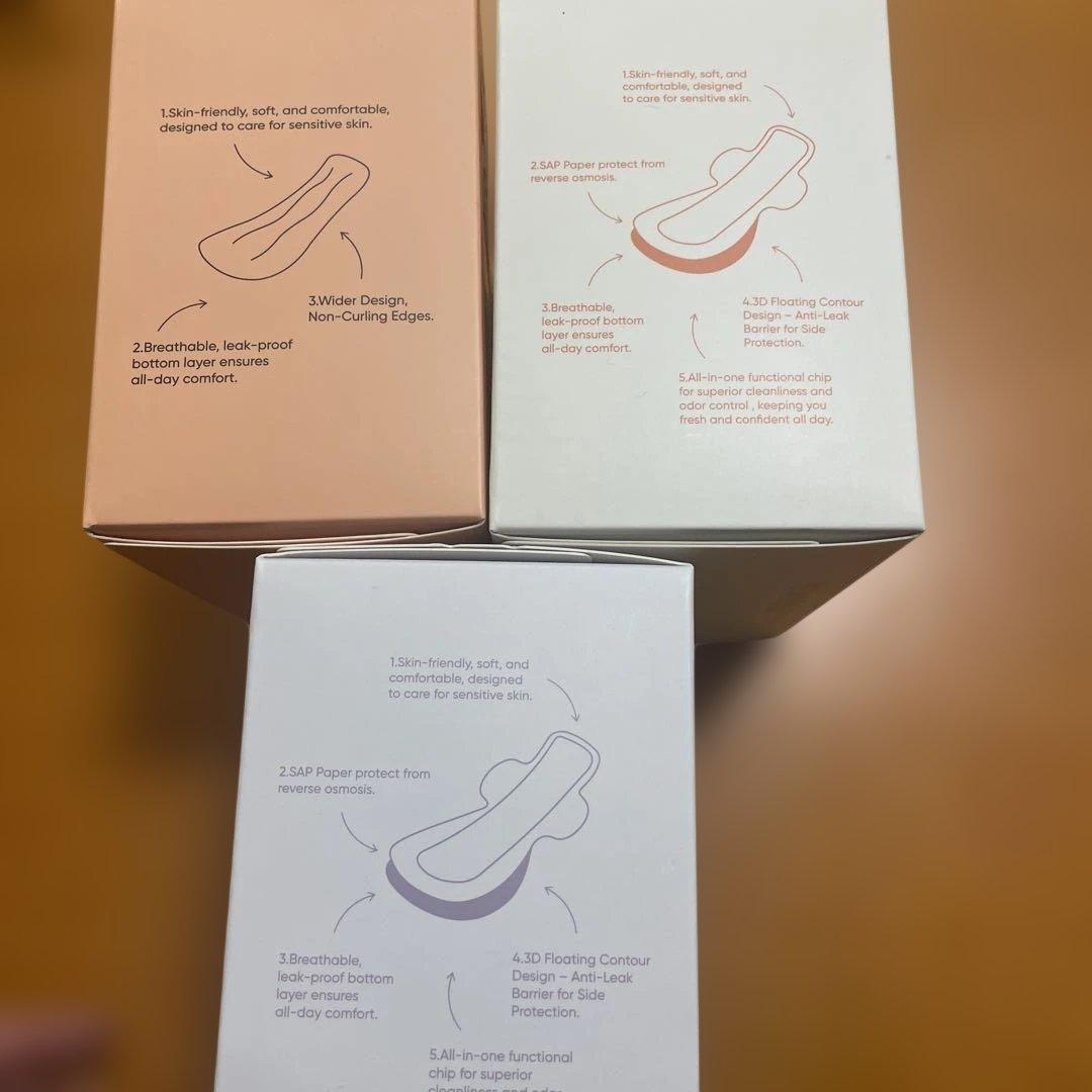 即日発送】olylife SKYLINE 生理用ナプキン3種｜肌にやさしい - メルカリ