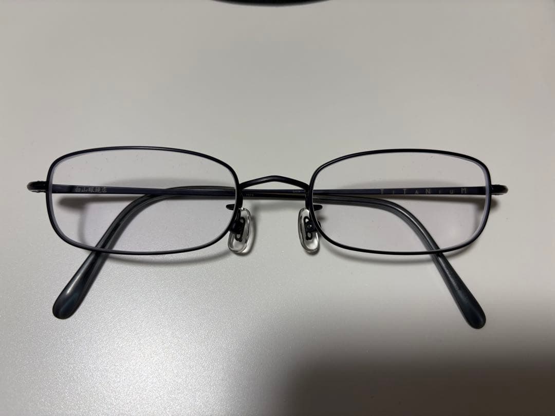 ブラックフレーム メガネ(度あり)