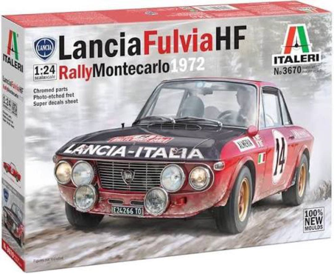 自動車 ITALERI Lancia Fulvia HF Rally 1972 1:24