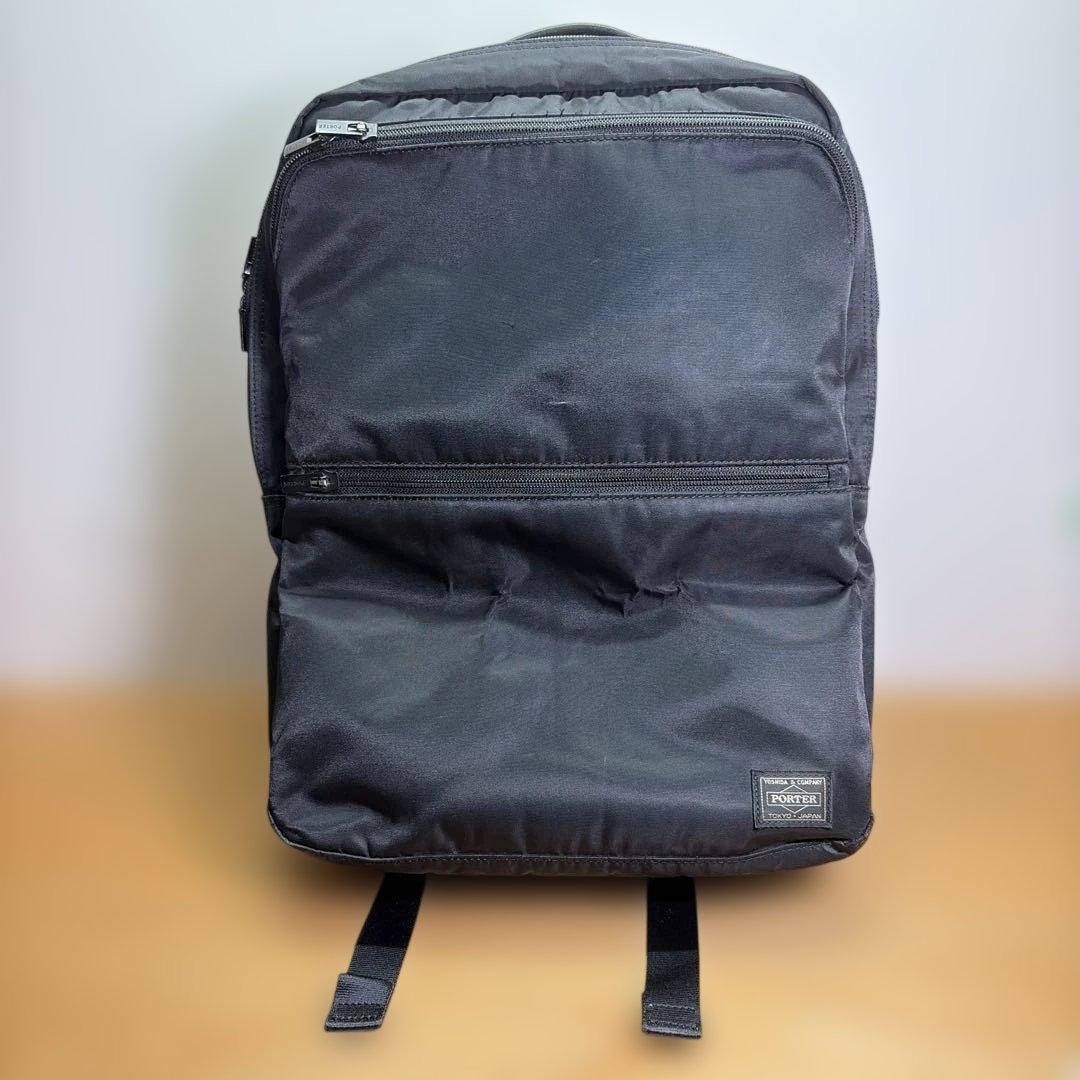 吉田カバン PORTER ポーター タイム デイパック リュック PORTER ポーター タイム ブラック デイパック 146-16103 吉田カバン