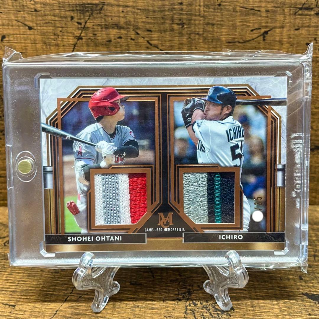 激レア！イチロー 大谷翔平 パッチカード topps ichiro ohtani