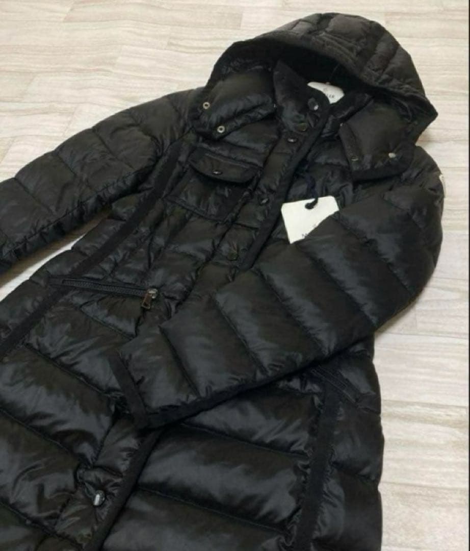 新品本物】サイズ1 モンクレール エルミンヌブラックダウン719⑥