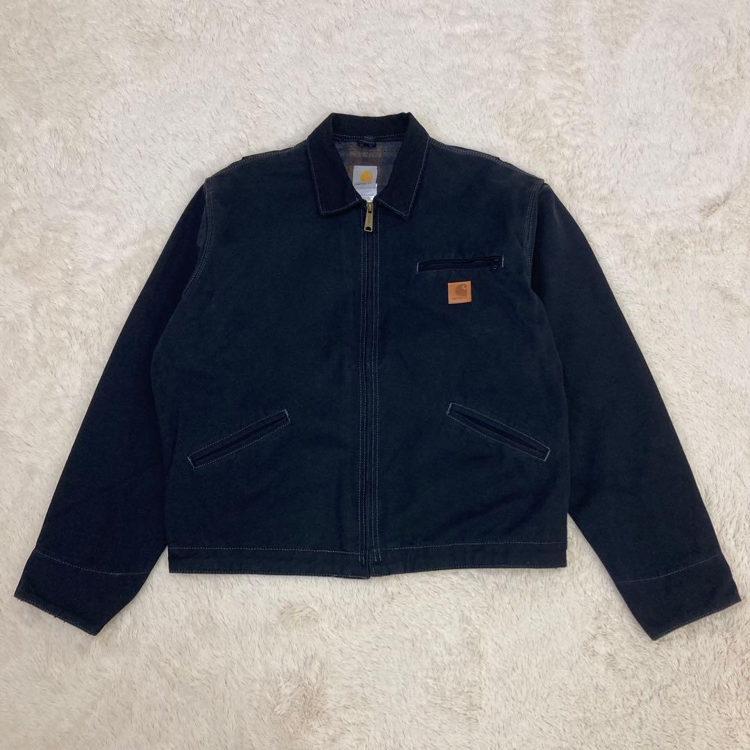 Carhartt デトロイトジャケット usa製 ブラック BRG J43 - メルカリ