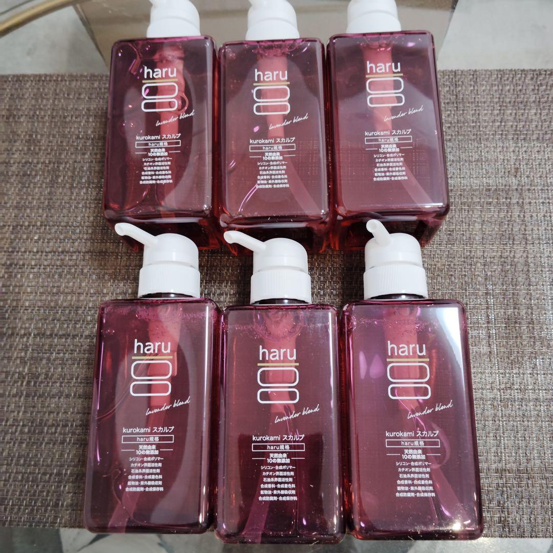 sf7527 haru kurokami　スカルプ　シャンプー　ラベンダー　6本