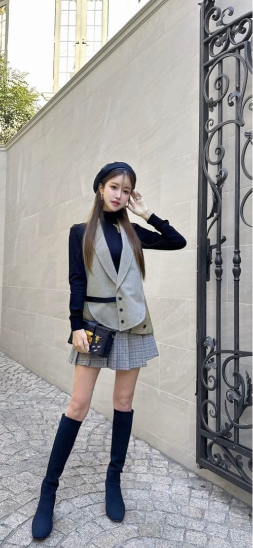 鈴木亜美さんニットブーツ Mサイズ ロングブーツ Suzuki Ami - メルカリ