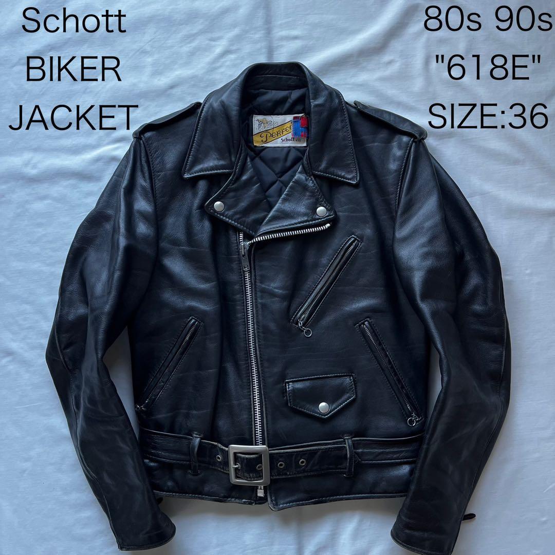 Schott ショット ライダースジャケット 618E シドヴィシャス 80s