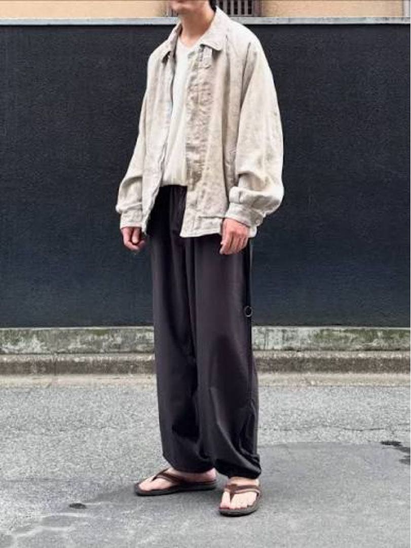 ジャケット・アウター sssteinHEAVYLINENHERRINGBONEZIPJACKET