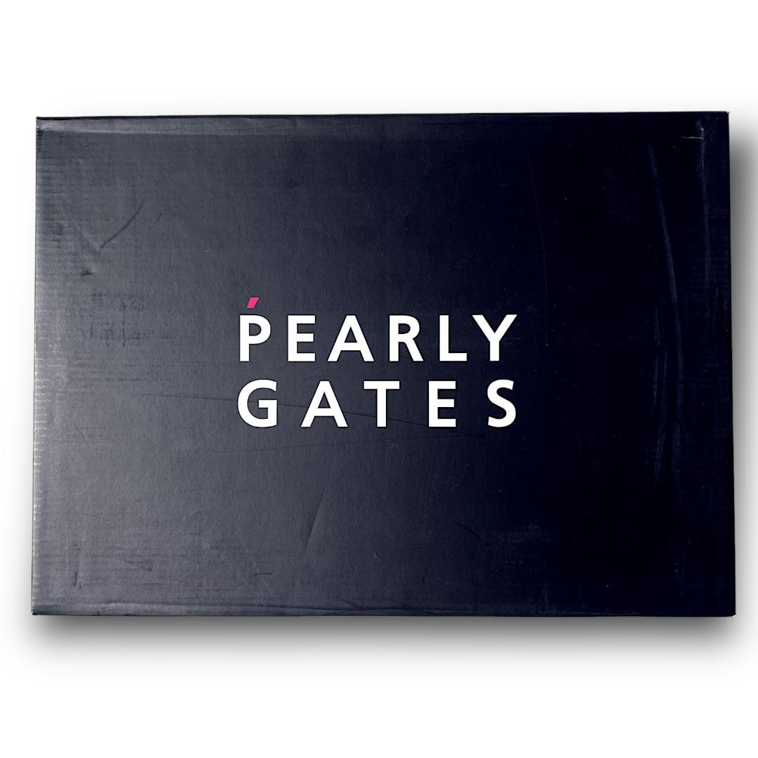 23.5cm パーリーゲイツ オールレザー スパイク ゴルフシューズ