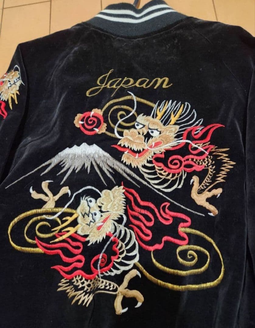 レア80s90s 別珍 スカジャン ヴィンテージ スーベニア 日本製