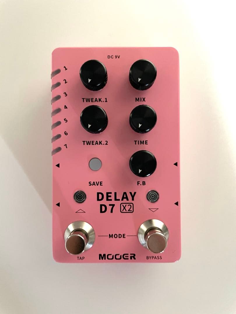 ギター Mooer D7 X2 DELAY