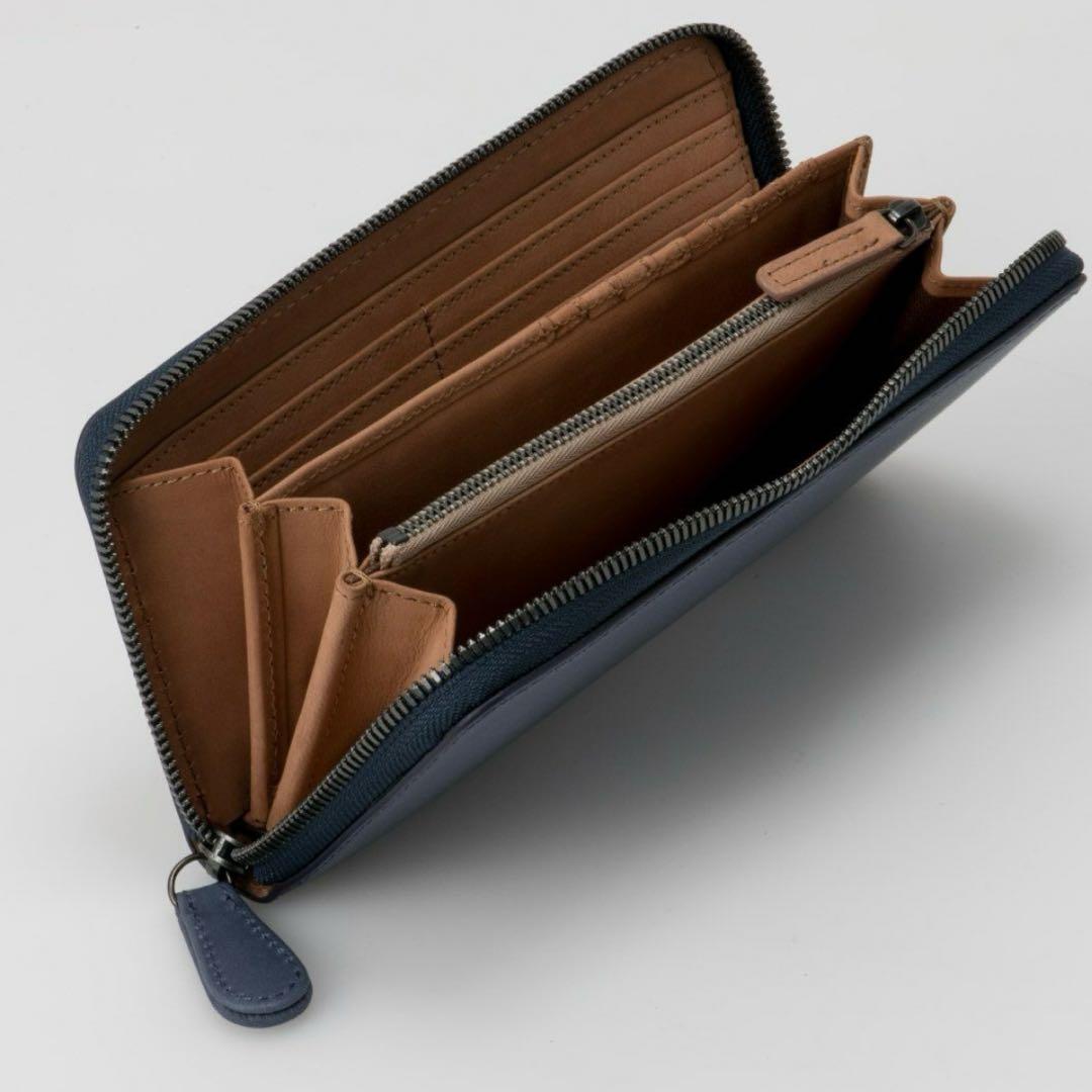 NOMADOIアラバマラウンドファスナー長財布【新品・未使用】デニムブルー