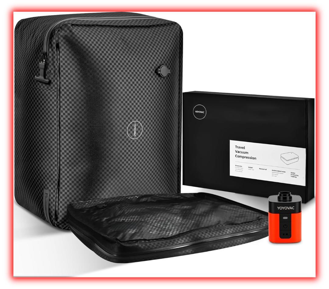 めろんYOYOVAC旅行用圧縮トラベルバッグ 旅行用圧縮袋 圧縮バッグ 圧