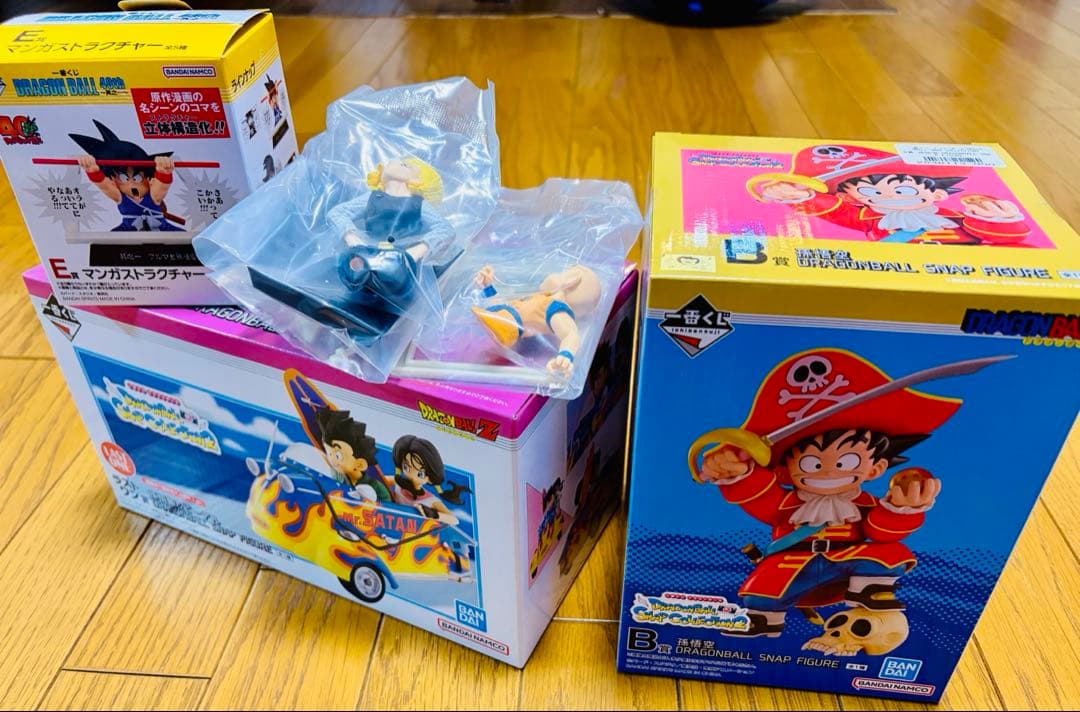 一番くじ ドラゴンボール ラストワン賞 悟飯 ビーデル 悟空 18号 クリリン