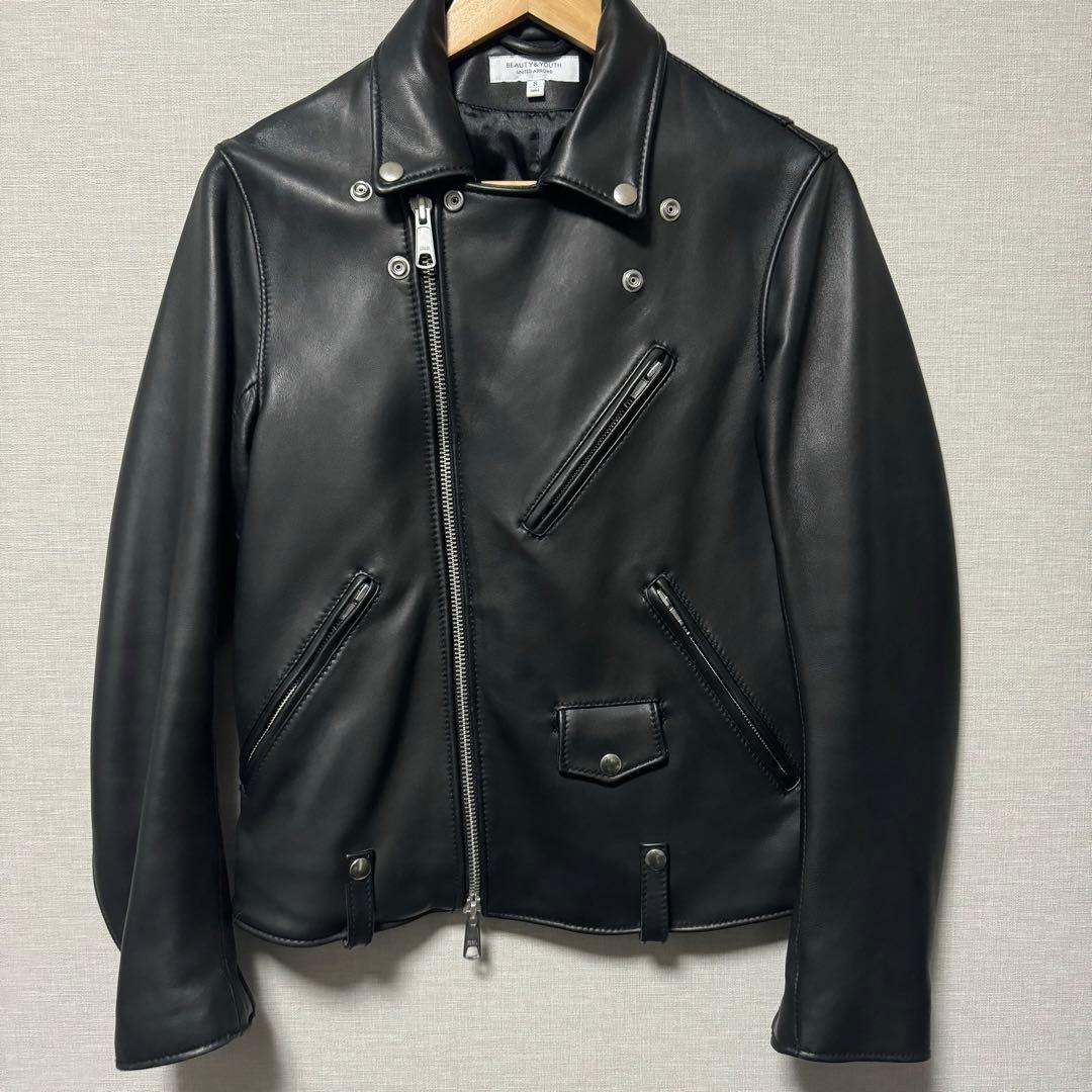 UNITED ARROWS シープ ダブルライダースジャケット - メルカリ