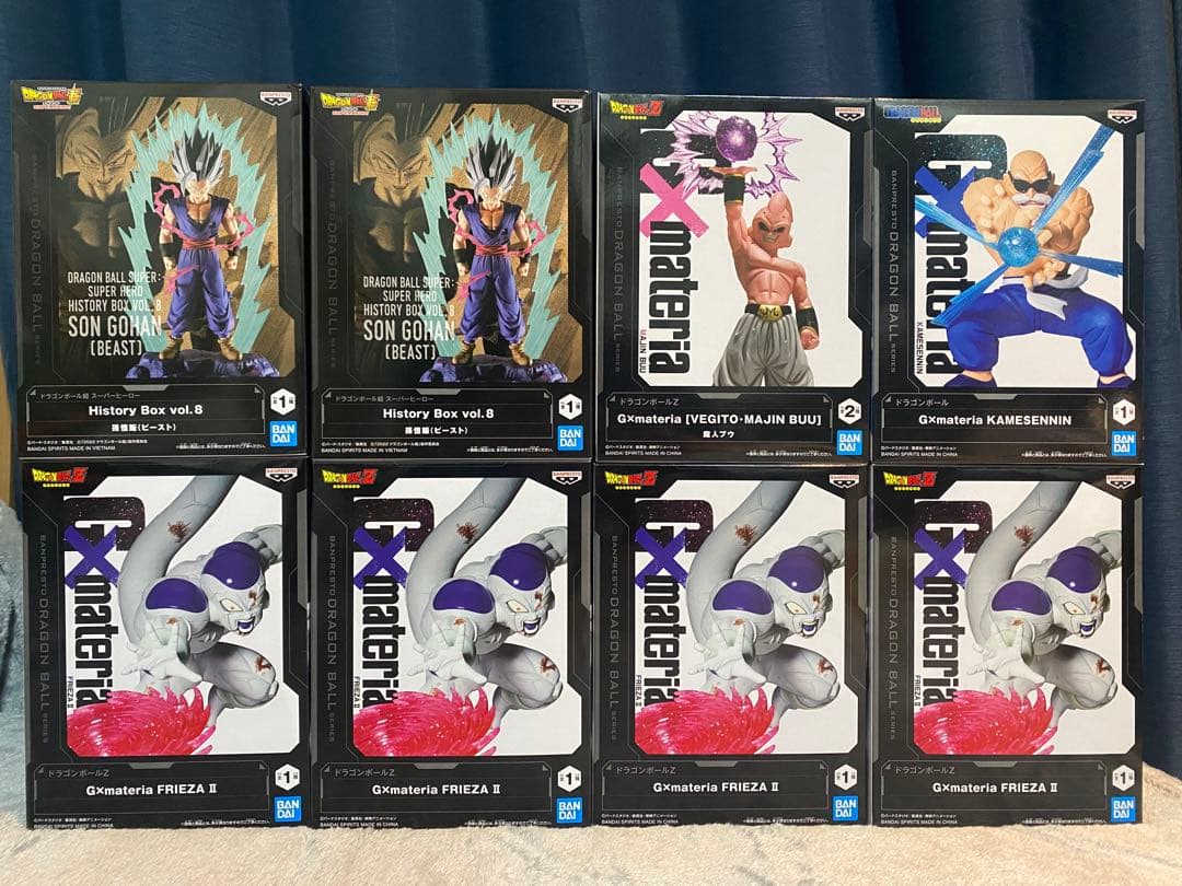 ドラゴンボール 孫悟飯 魔人ブウ 亀仙人 フリーザ フィギュア 8個セット ドラゴンボールZ MATCH MAKERS アルティメット悟飯（VS魔人ブウ