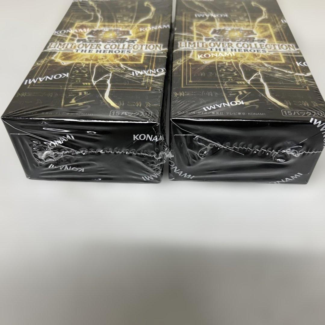 シュリンク付き 遊戯王リミットオーバーコレクションTHE HEROES 2BOX