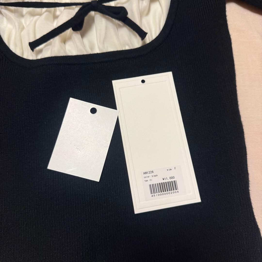 andmary Mew frill tops アンドマリー 黒 正規品 - メルカリ